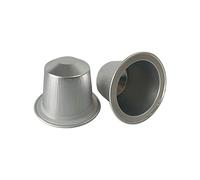 100 Pcs Empty Aluminum-Foil Coffee with Lids Coffeeware Disposable Coffee Pods Refillable Coffee Aluminum-foil Coffee Reusable Coffee Pods Single Serve