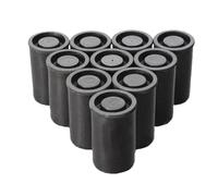 100 Pcs Empty Plastic Film Canisters Camera Roll Container Storage Case for Spare Parts Accessories Faux Pearl Coin Pills Black