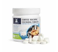 100 Pcs Espresso Machine Cleaning Tablets Daily Backflush Cleaner Group Head Oil Remover, Compatible with Sage, Breville, DeLonghi, Gaggia, Bosch Tassimo, Dolce Gusto (100pcs)