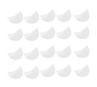 100 Pcs Eye Shadow Pads Half Moon Eye Makeup Shadow Patch Protector Eyeshadow Stencil Eyepad for Eyelash Extension