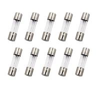 100 Pcs F7AL125V 7A 125V Fuse 7 Amp 125 Volt Max Fast Blow Glass Fuses Replacement for Outdoor C9 String Christmas Xmas Lights 0.2x0.78Inch/5x20MM