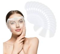 100 Pcs Face Shield for Hairspray,Eye Shield,Shower Visor for Adults Clear Lash Shields Eyelash Extension Sleep Protector Disposable Shower Face Shields After Cataract Surgery for Showering Hairspray