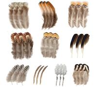 100 Pcs Feathers, Feather, Feathers for Crafting, Ostrich Feathers, Pheasant Feathers, Craft Feathers, for Crafting, DIY Projects, Hair Accessories & Home Decor, Ideal for Crafters & Artists