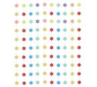 100 Pcs Flower Needle Threader for Crosses Stitching Elderly Easy Sewing Knitting Accessories Threading Tool Flower for Knitting Crafting