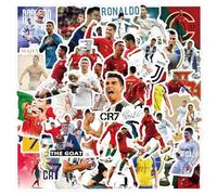 100 PCS Football Team Logos with Football Star Decals, Mixed Ball Decals for Teens & Adults - Boys' & Girls' Gift, Waterproof Vinyl Sticker Decals for Laptop, Skateboard, Luggage, Bike, Cup