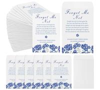 100 Pcs Forget Me Not Seeds Packets Favors for Funerals Memorial Favours for Guests - Not Include Seeds - Seed Envelopes Paper Bags Celebration of Life Ideas Funeral Gifts (Forget-me-not)