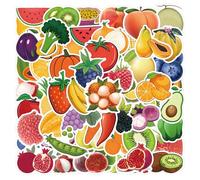 100 Pcs Fruit Vinyl Stickers,Various Fruit Graffiti Stickers,Vinyl Waterproof Sticker for Kids Teens Girls,for Phone Laptop Bottles Skateboard Computer Phone Luggage Guitar Gifts Sticker