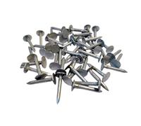 100 Pcs Galvanised Clout Nails 20mm Heavy Duty Felt Tack Nails for DIY & Crafts Home Decor Securing Shed Roof and Outdoor Construction