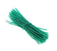 100 Pcs Garden Coated Twist Wire String Tie Plant Support Strap Cables