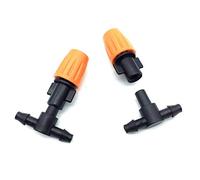 100 Pcs Garden Tools Plant Lawn Irrigation Farmland Watering Dripper Sprayer Sprinkler 4/7 Mm Hose ConnectionFlowers Conservation