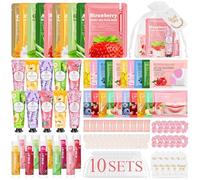 100 Pcs Gifts For Women,Party Favours for Adults,Skincare Gift Set, Include Face Mask Multipack,Lip Balm Multipack,Mini Hand Cream,Under Eye Patches,Hen Party Bag Fillers,Christmas Stocking Stuffers