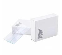 100 Pcs Glass Slides for Microscope with Single Depression, Concave Slides for Wet Specimen, Clear Glass for Precision Viewing