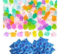 100 Pcs Glow in the Dark Mini Plastic Animals Mystery Blind Bag Random Mini Figures Luminous Small Plastic Animal Figures Aquariums & DIY Micro Landscapes Decor for Crafts Fairy Gardens Dollhouse