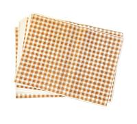 100 PCS Greaseproof Paper Sheets, 38x28CM Thickened Sandwich Papers Wrap, Burger Wrapping Sheet, Non-Stick BBQ Food Basket Liners, Deli Wrappers for Bread, Cheese, Butter, Toasts and Burrito (Brown)