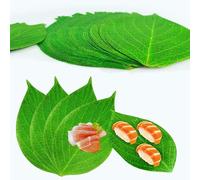 100 Pcs Green Leaf Parchment Paper & Cheese Paper - 50 Large (12") & 50 Small (7") for Charcuterie Boards, Perfect for Party Decorations and Holiday Serving