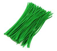 100 Pcs Green Pipe Cleaners, 30cm Pipe Cleaners for Craft, Bending Plush Craft Wire, Flexible Chenille Stems for DIY, Arts and Crafts Project Decoration, Arts and Crafts Pipe Cleaners
