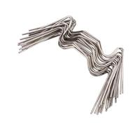 100 Pcs Greenhouse Glazing Clip, Stainless Steel Glass Pane Fixing Clips, Glass Glazing Fixing Greenhouse w Clips, W Type Fixing Clips for Greenhouse Glass House Twin Hall Web Sheets (100Pcs)