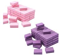 100 Pcs Grit Sponge Nail Buffers Durable Mini Nail Buffer Universal Double Sided Buffing Block for Natural Nails Sanding Manicure Tools Shaping and Polishing Nails