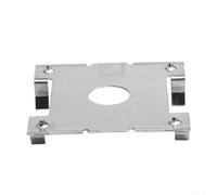 100 Pcs Grounding Conductive Sheet Gasket for Solar Panel Cable Clamp Stainless Steel Rail Grounding Clip for Photovoltaic Systems for PV Mounting Setups