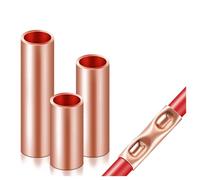 100 Pcs GT Copper Parallel Connector, Cold Press Middle Docking Terminal, 1-16mm² Wire Quick Connection Tube(GT-2 100pcs)
