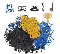 100 PCS Happy Fathers Day Confetti,Father's Day Decorations,Fathers Day Decorations,Eye-catching Decoration, Perfect for Parties, Events, and Celebrations