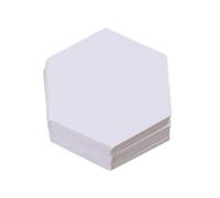100 PCS Hexagon Quilting Templates White 26mm Hexagon Paper Piecing Templates for Quilting Sewing DIY Craft
