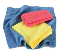100 Pcs High Quality Microfibre Cleaning Cloths Towel Car Polishing 35x35 cm new