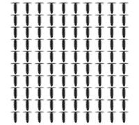 100 PCS Honeycomb Pin 7.5mm Honeycomb Laser Bed Fixing Kit Honeycombs Material Pin Laser Bed Clamps Fixing Needle Honeycombs Lasers Beds Clips Engraver Accessories for Cutter (Black)