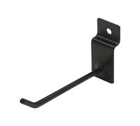 100 Pcs Hooks 10cm Retail Hooks Slatwall Hooks Store Display Hooks Metal Wall Hanging Hooks, 4.2mm Thick, for Places Like Homes Garages Stores, etc.