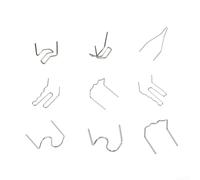 100 Pcs Hot Stapler Heat Resistant Carbon Felt Thermal Protection Mat Reusable for Plumber Protection Soldering Work Industrial Heat Shield