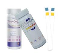 100 Pcs Hot Tub Test Strips 2-In-1 Pools Strip Portable Water Tester for Ph Chlorine, Clear for Pool Aquarium Fish Tank, Swimming Pool Wate Dip & Lazy Spa Total Accurate