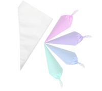 100 Pcs Icing Piping Small Disposable Piping Bags 6.3 x 10.2 inch/16x26cm Anti-Burst Pastry Bags for Cakes, Pies, Cookies Decorating Royal Frosting, Acrylonitrile Butadiene Styrene