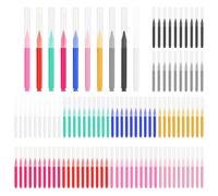 100 Pcs Interdental Brushes, Dental Brushes for Cleaning Gaps Between Teeth, Tooth Picks Floss Sticks Tooth Cleaning Tool for Braces Oral Cleaning(10 Colors)