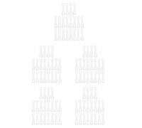 100 Pcs Invisible Tie Stay Insert for Dress Plastic Collar Support