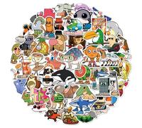 100 Pcs Italian Brainrot Stickers for Laptop, Bumper, Skateboard, Water Bottles, Computer, Phone, Guitar, Cartoon Stickers for Kids Teens Adult