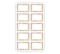 100 Pcs Jam Labels for Jars, Jam Jar Labels Self Adhesive Easy Peel, Waterproof Food Label,Stickers Freezer for Jams & Preserves (22 x 13cm)