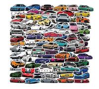 100 PCS JDM Car Stickers Pack for Water Bottle, Laptop, Phone, Luggage, Skateboard Stickers for Adults Teens Girls Kids