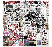 100 Pcs K-pop Stickers Pack, Downtown Y2K Girls Stickers, Vinyl Hazbin Hotel Sticker for Teens Adults, Waterproof Funny Retro Aesthetic Stickers for Laptop Water Bottle Skateboard Scrapbook