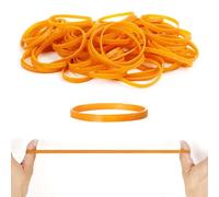 100 Pcs Large Elastic Bands 100x5mm Rubber Elastic Bands Strong Thick Elastic Rubber Bands Set for Home School Office Bank Supplies，Yellow