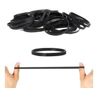 100 Pcs Large Elastic Bands 100x5mm Rubber Elastic Bands Strong Thick Elastic Rubber Bands Set for Home School Office Bank Supplies，Black