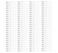 100 Pcs LED Diode 3mm 8 Colors High Brightness Light Components Kit 3V, Many Colors for Electronic DIY Enthusiasts, Low Heat (White)