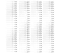 100 Pcs LED Diode 3mm 8 Colors High Brightness Light Components Kit 3V, Many Colors for Electronic DIY Enthusiasts, Low Heat (white hair yellow green)