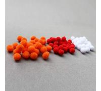 100 Pcs/Lot 3 Colors Glo Bug Fly Fishing Trout Fly Egg Bug Fly Tying Materials (Assorted)