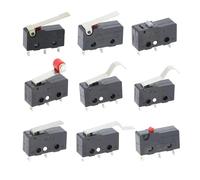 100 PCS/lot 3 pin/2pin All Limit Switch 5A250VAC KW11-3Z Switch With Pulley Machine Limit Sensor(3P curved handle)