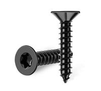 100 PCS M4 X 38 mm Flat Head Torx Wood Screws, 304 Stainless Steel, Full Threaded & Black Coated for Durability, T20 Drive Bit Included, Multipurpose Screw by TPOH