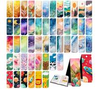 100 Pcs Magnetic Bookmarks Bulk, Cute Magnet Bookmark Page Clips - Magnetic Book Marks for Reading, Book Lovers, Teacher, Students, Women, Men - Party Favors, Teacher Gift, Bookmark Gift (Unique)