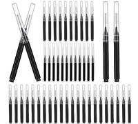 100 Pcs Micro Eyebrow Brush with Cap Brow Lamination Brush Eyelash Brushes Eyebrow Spoolie Lash Lift Tools for Eyebrows and Eyelashes Extensions Brow Laminat