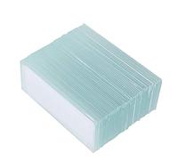 (100 pcs) Microscope Blank Slides for Basic Biological Science Education - Transparent