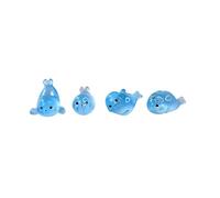 100 Pcs Mini Cute Seals Luminous Figures, 4 Styles Glow In The Dark Sea Animals Ornaments For DIY Fairy Garden Landscape Aquarium
