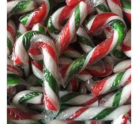 100 PCS MINI Peppermint Christmas Candy Canes 500g